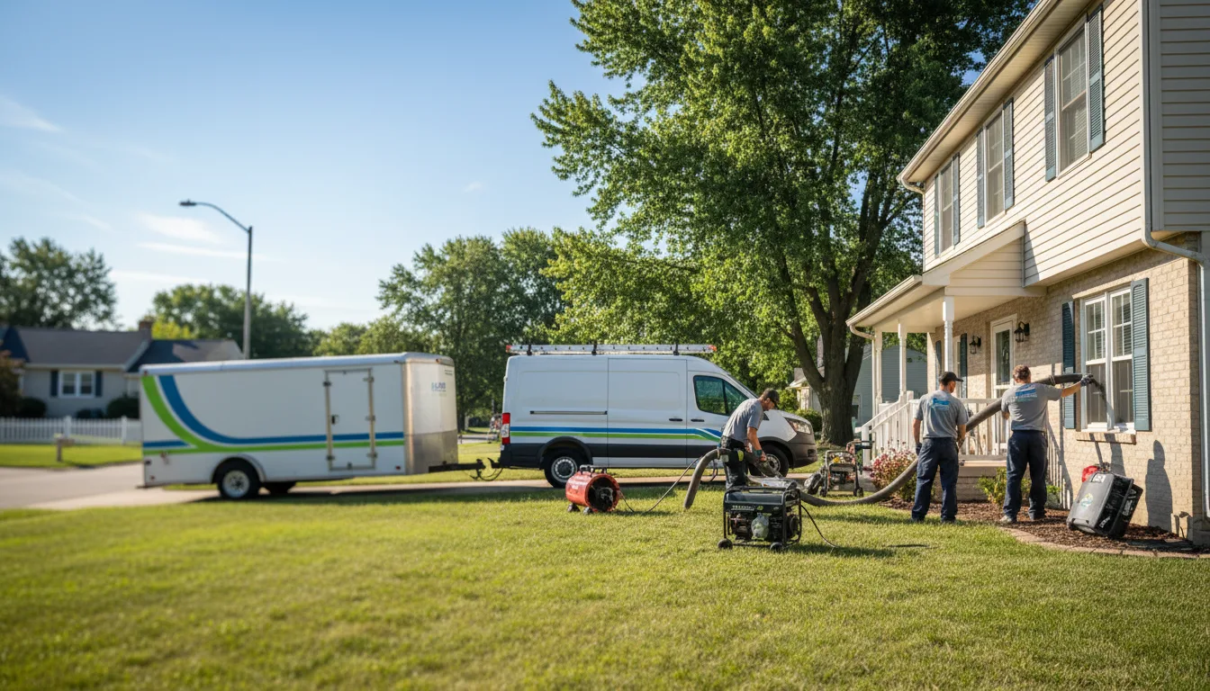 Flooded Basement Restoration And Cleanup With Repair in Watertown, MN near me